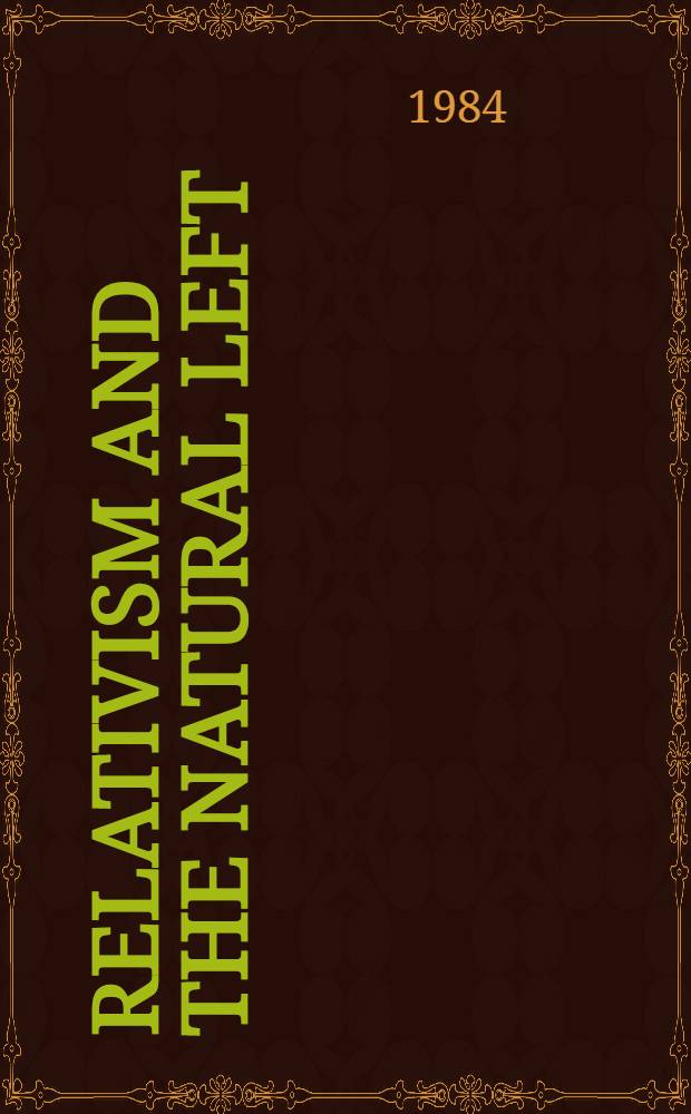 Relativism and the natural left