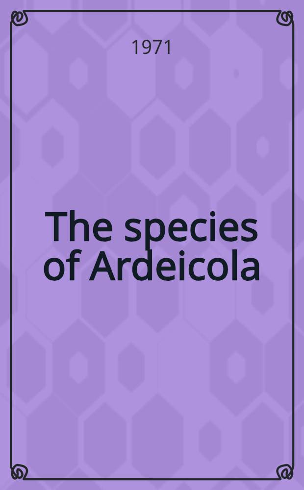 The species of Ardeicola (Phthiraptera: Ischnocera) parasitic on the Ciconiidae