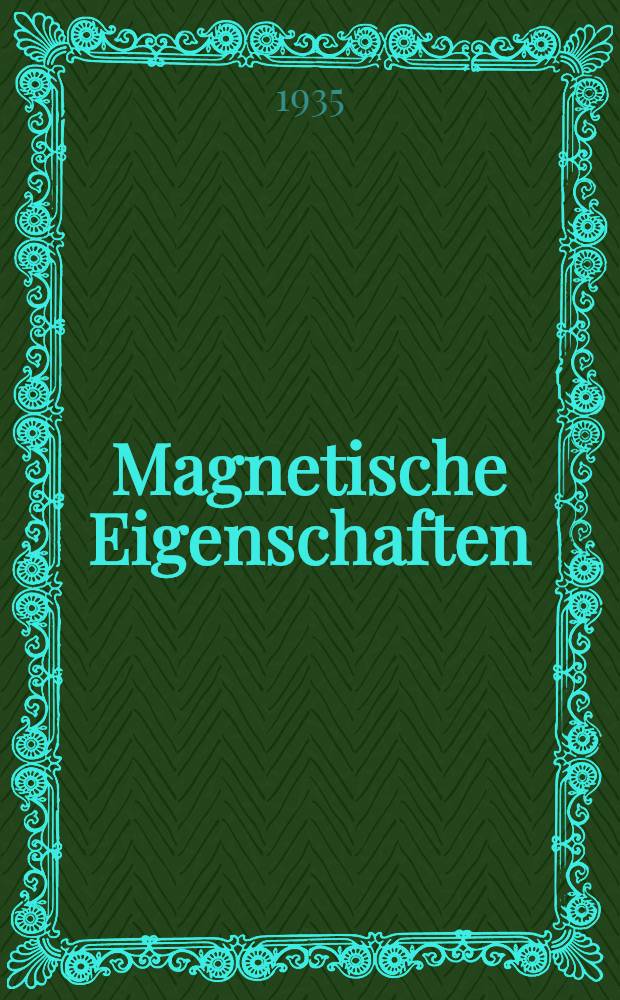 Magnetische Eigenschaften