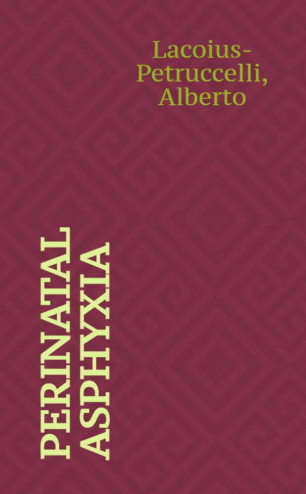 Perinatal asphyxia