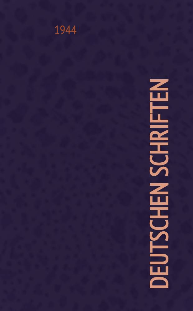 Deutschen Schriften