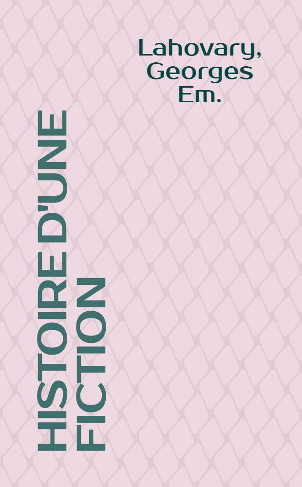 Histoire d'une fiction : Le gouvernement des partis