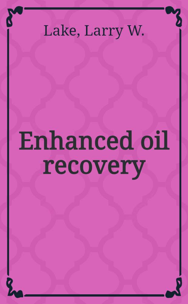Enhanced oil recovery