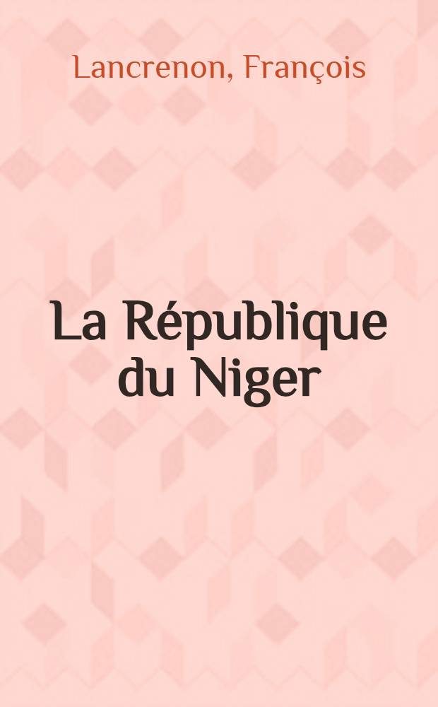 La République du Niger