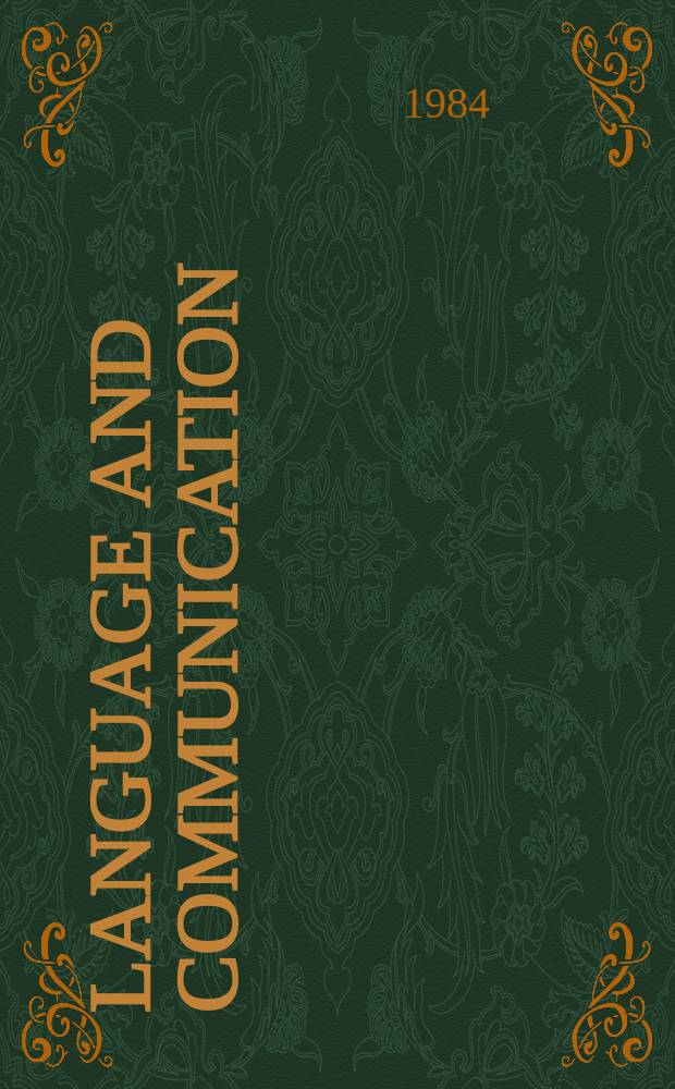 Language and communication