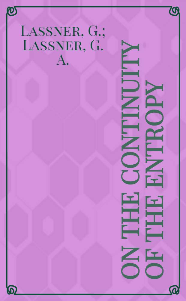 On the continuity of the entropy