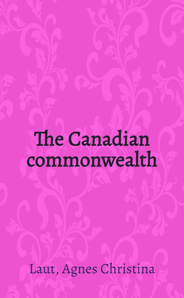 The Canadian commonwealth