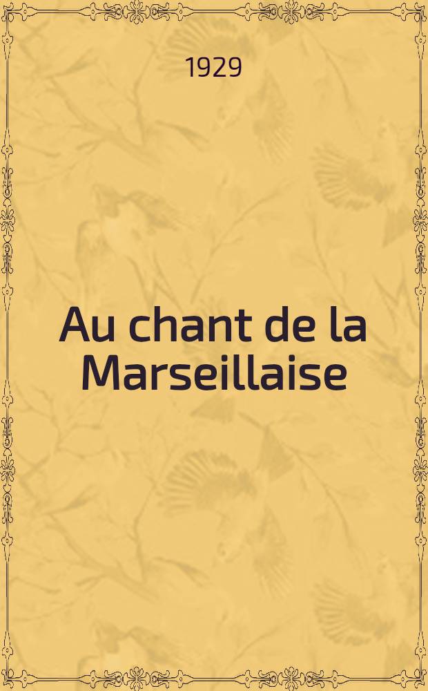 Au chant de la Marseillaise