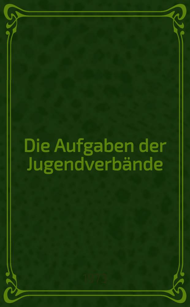Die Aufgaben der Jugendverbände = Tareas de las juventudes comunistas = The tasks of the youth leagues = Les tâches des unions de la jeunesse : Rede auf dem III. Gesamtruss. Kongress des Kommunistischen Jugendverbandes Russlands, 2. Okt. 1920