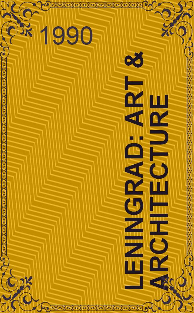 Leningrad : Art & architecture : An album