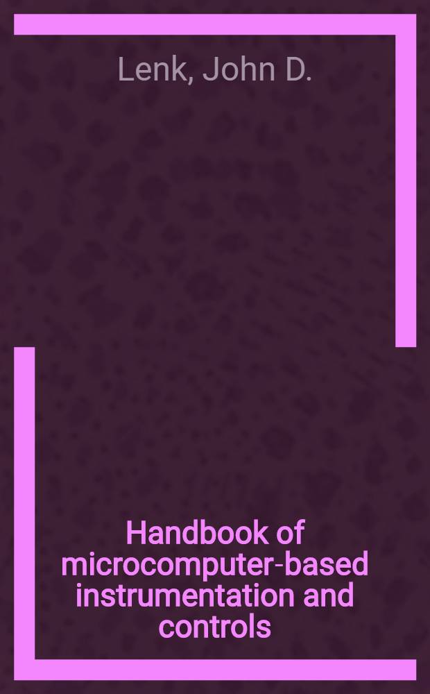 Handbook of microcomputer-based instrumentation and controls