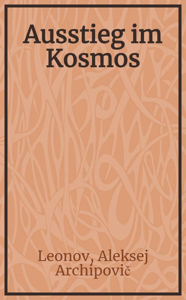 Ausstieg im Kosmos