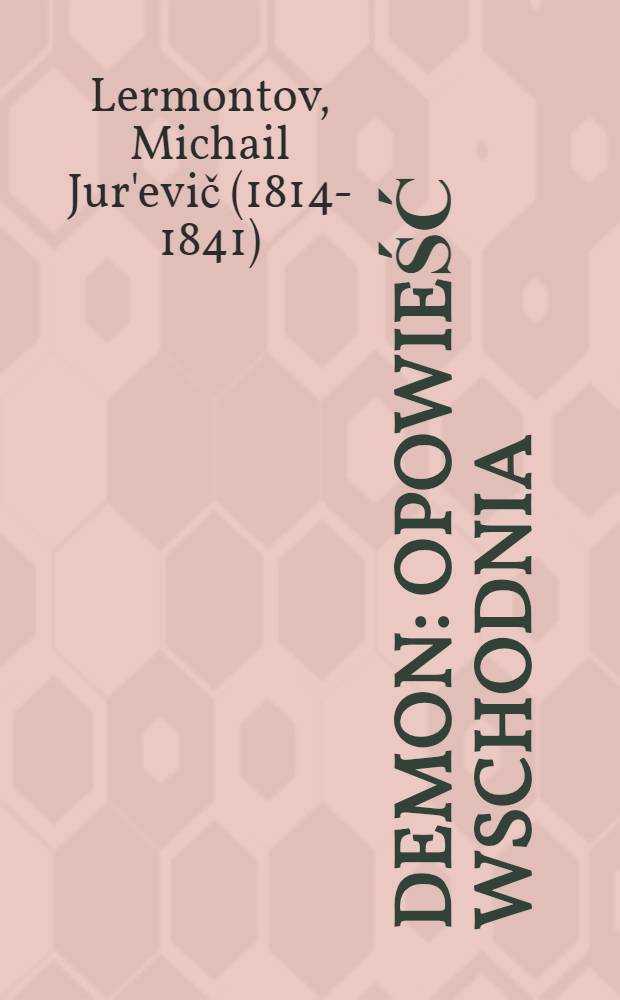 ... Demon : Opowieść wschodnia