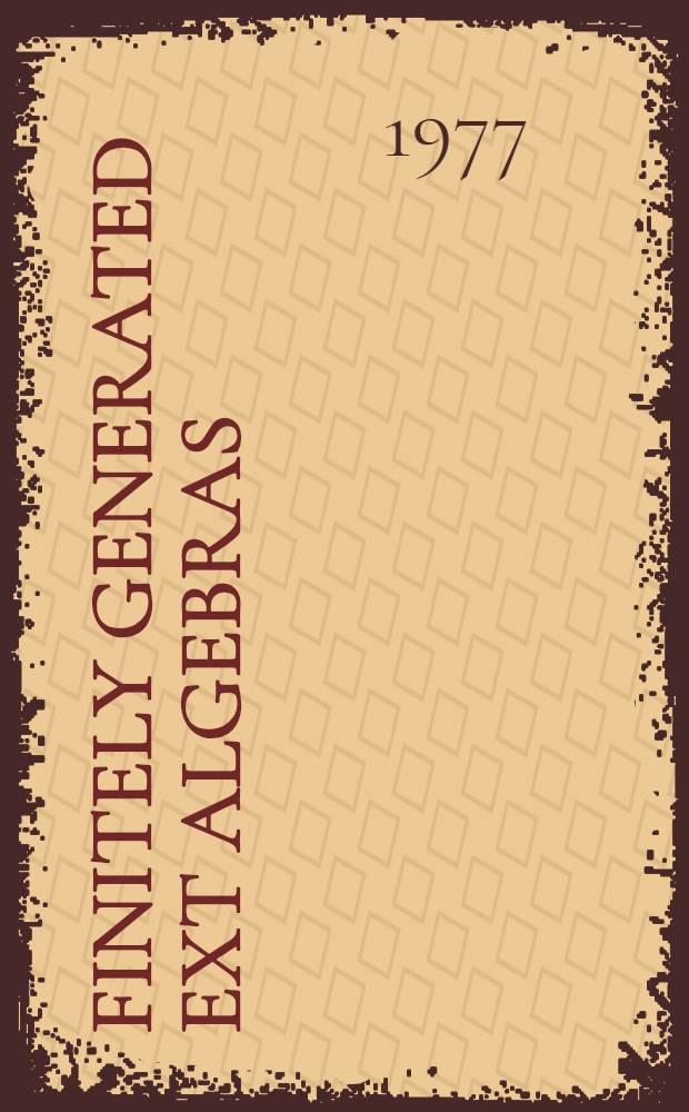 Finitely generated Ext algebras