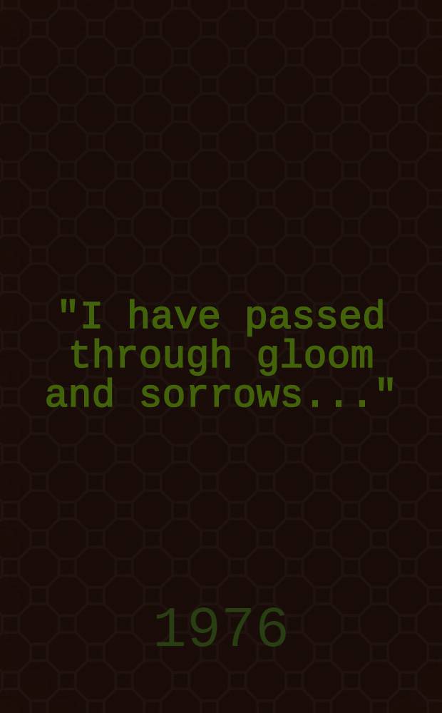 "I have passed through gloom and sorrows..." : The life and work of O. I. Skorokhodova