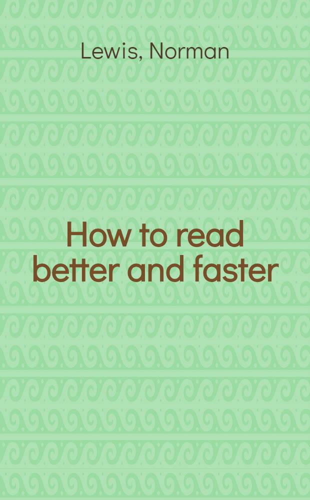 How to read better and faster
