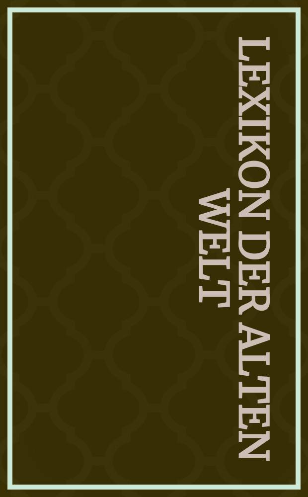 Lexikon der Alten Welt