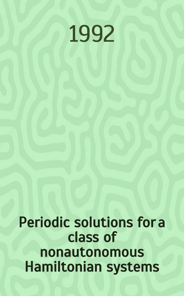 Periodic solutions for a class of nonautonomous Hamiltonian systems