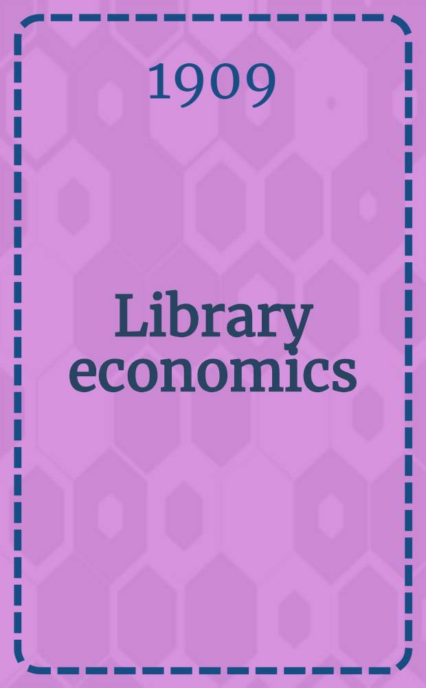 Library economics