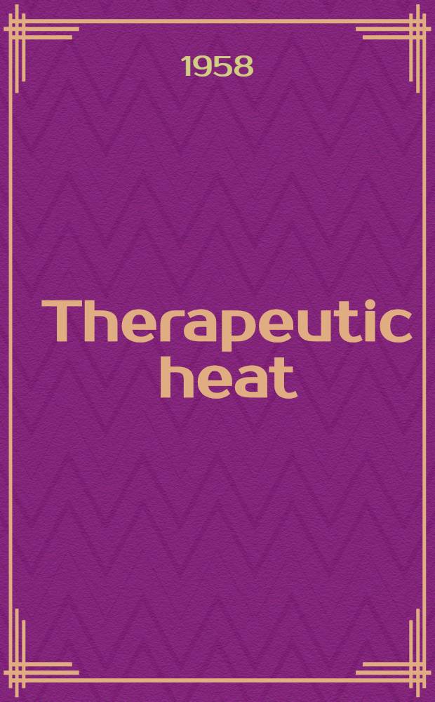 Therapeutic heat