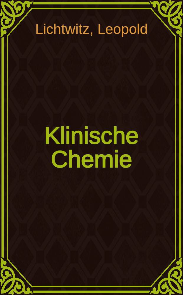 Klinische Chemie