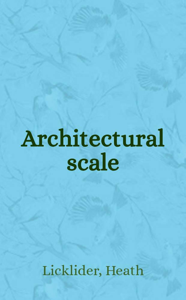 Architectural scale