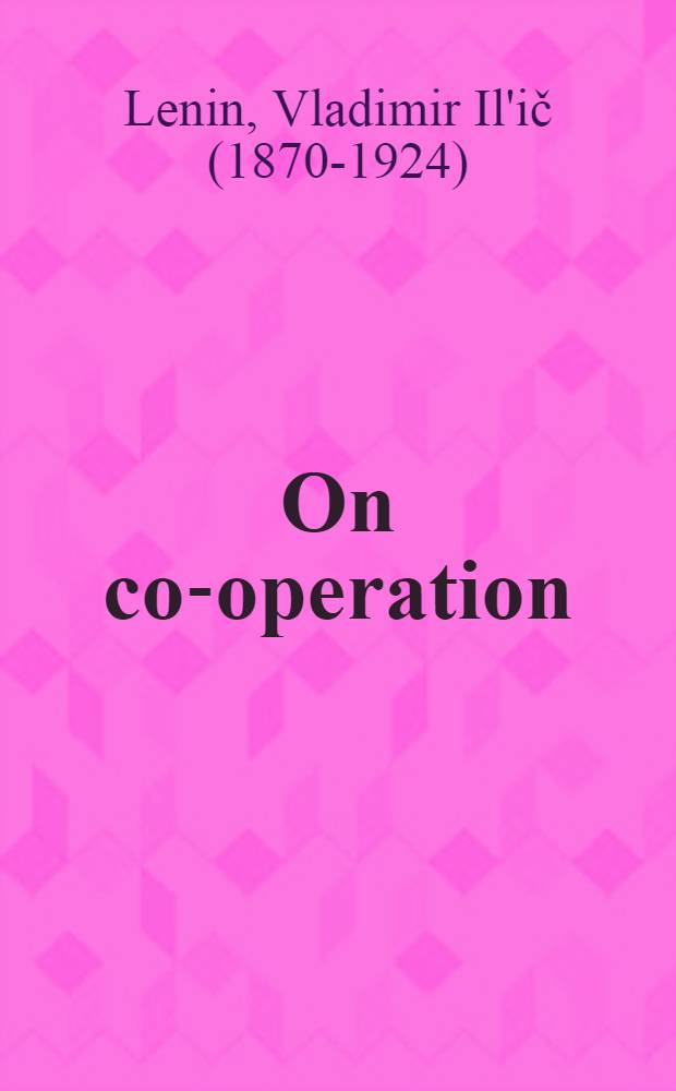 On co-operation