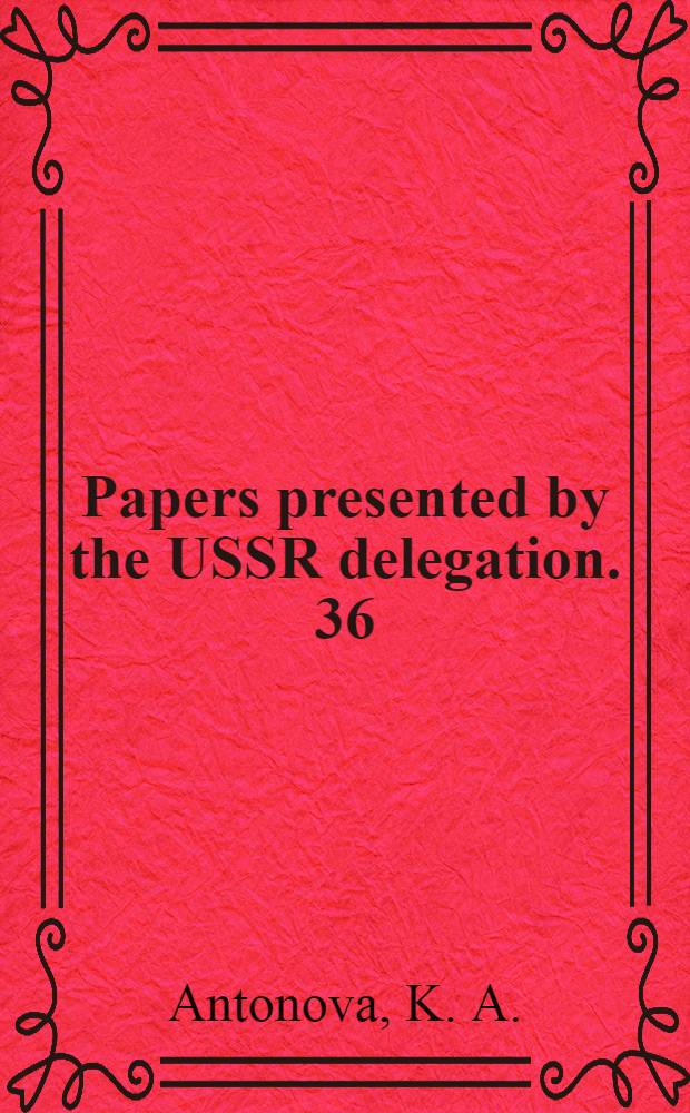 Papers presented by the USSR delegation. [36] : The social motive background of Akbar's religious reforms