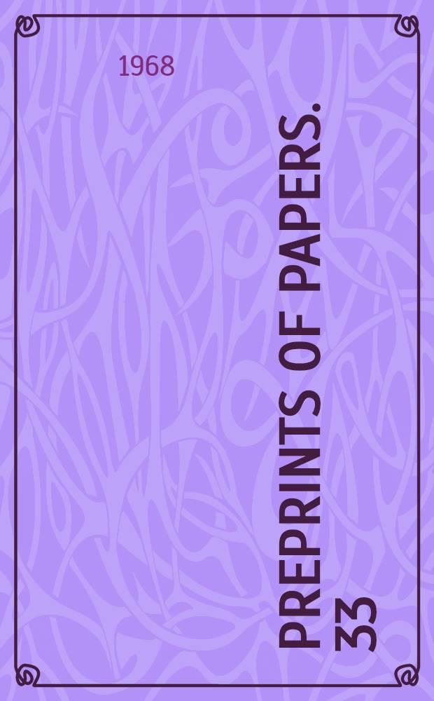 Preprints of papers. 33 : The correlation between the catalytic activity of oxide catalysts and oxygen bond energy
