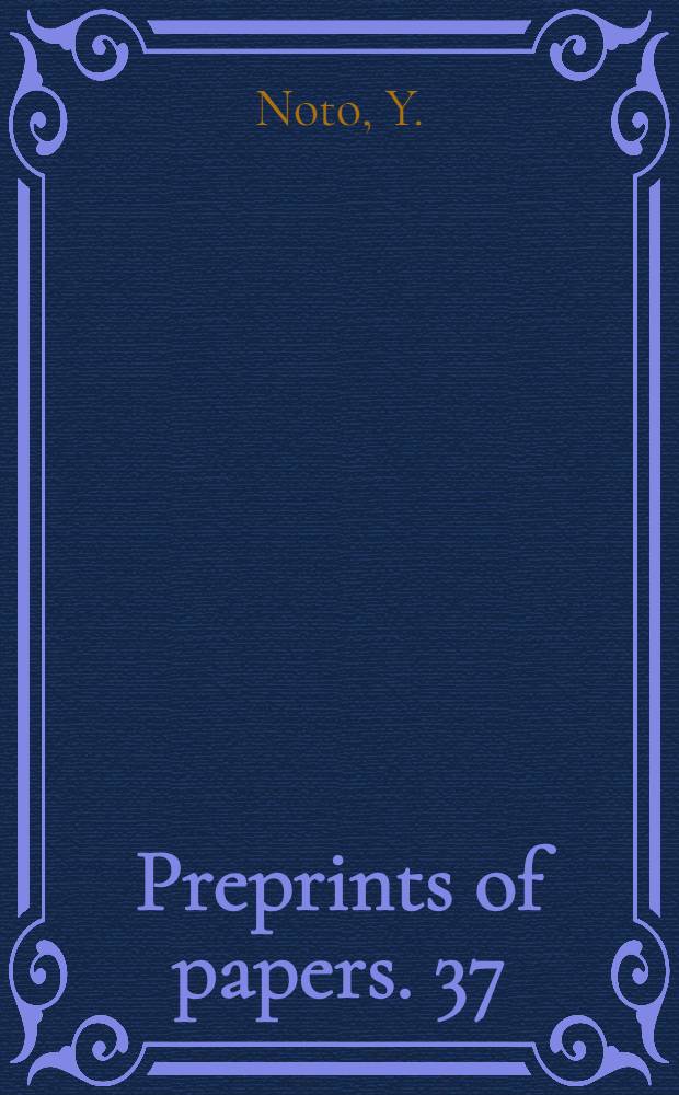 Preprints of papers. 37 : Mechanism and selectivity of formic acid decomposition over metal oxides