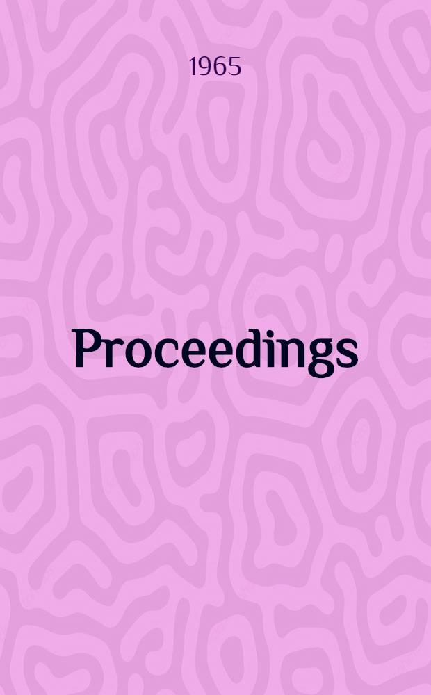 Proceedings