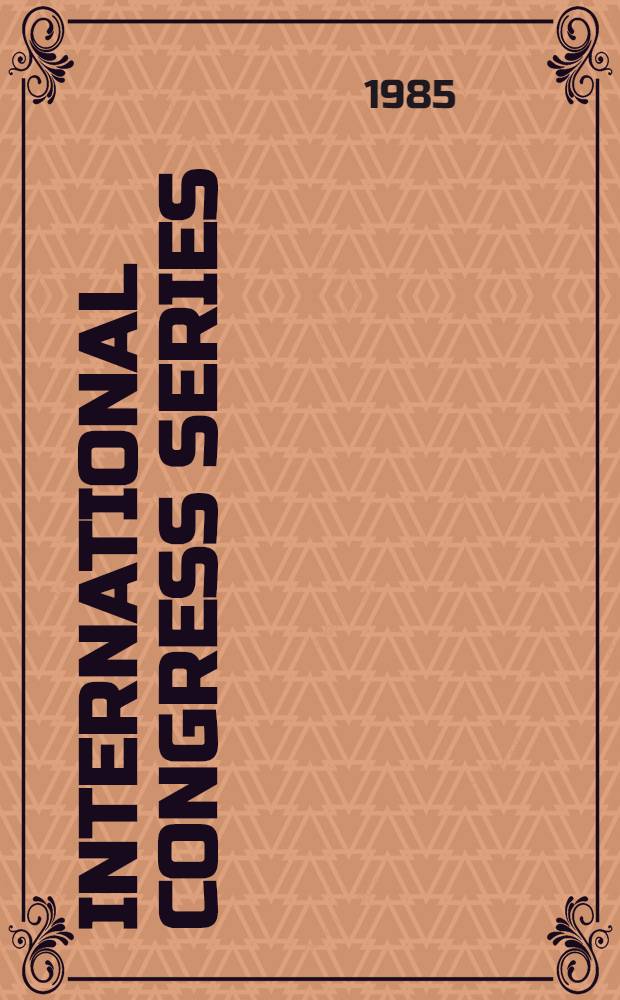 International congress series : Actual standing in EPH-gestosis