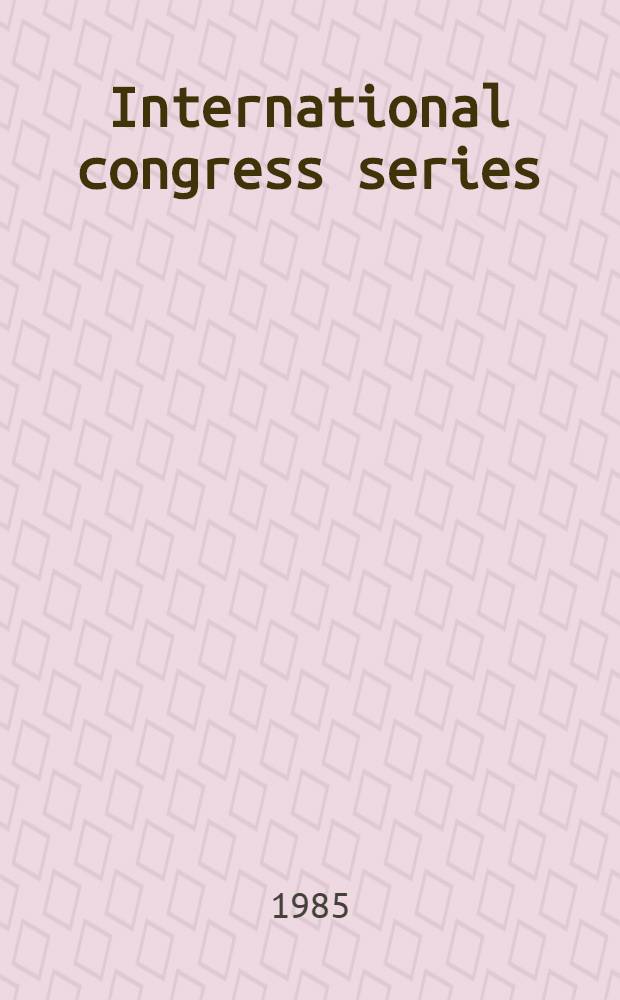 International congress series : Research advances in new psychopharmacological treatments for alcoholism