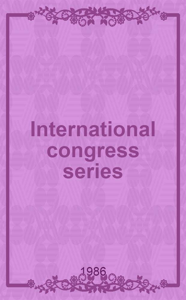International congress series : Cell mediated calcification and matrix vesicles