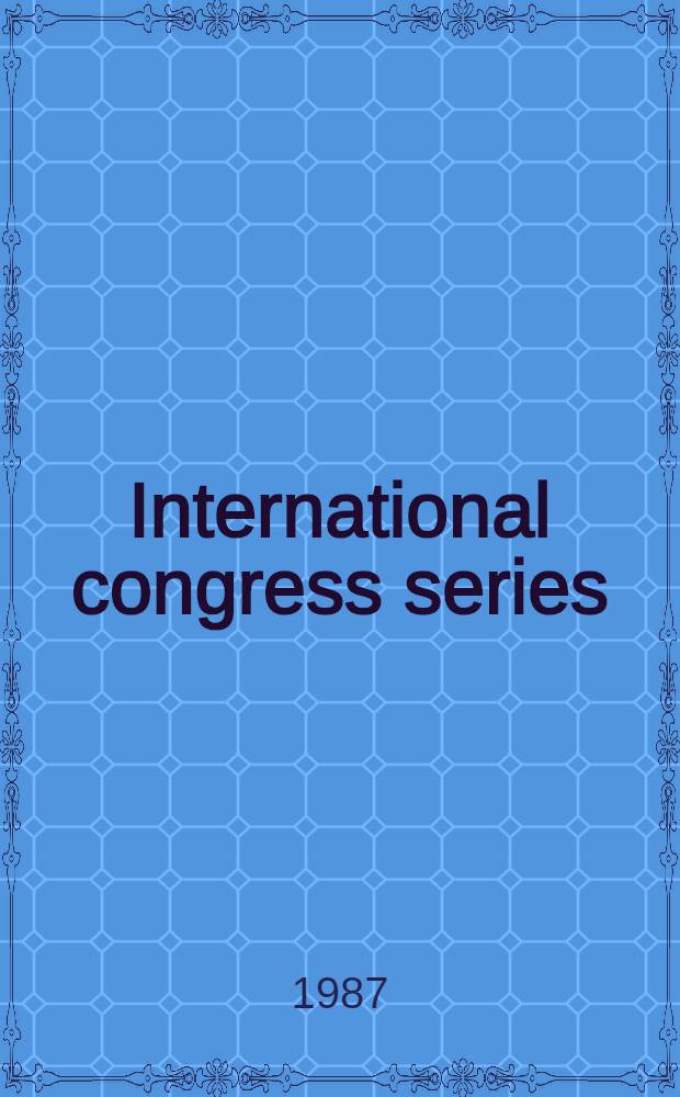 International congress series : Spondyloarthropathies
