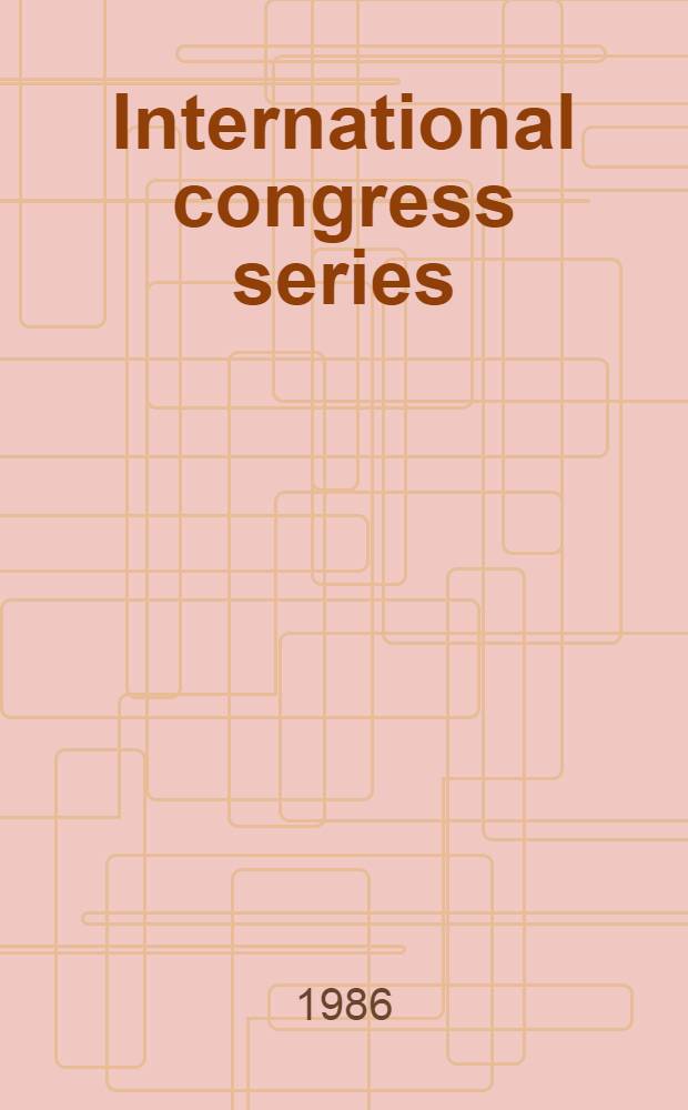 International congress series : Fibrinogen and its derivatives