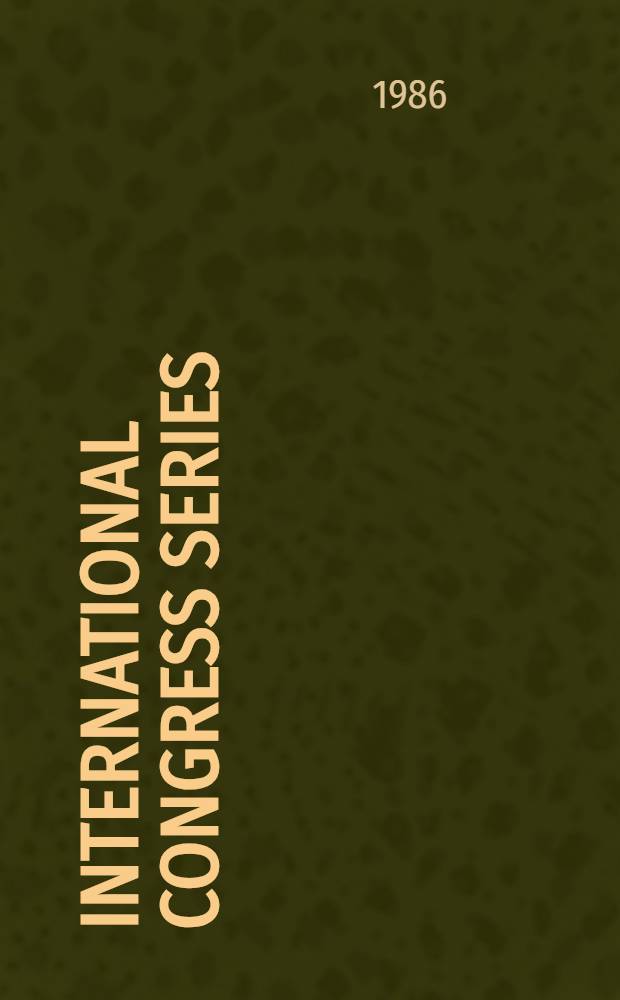 International congress series : Cancer chemotherapy