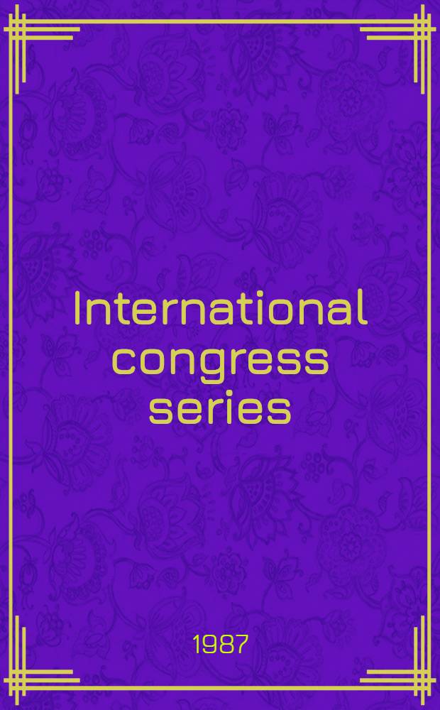 International congress series : Pharmacology