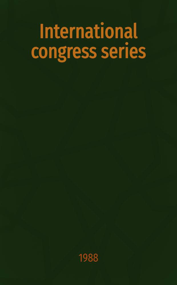International congress series : Smoking and health 1987