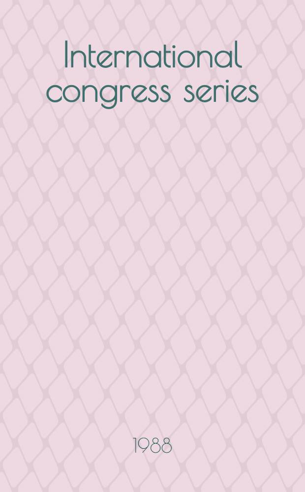 International congress series : Myelodysplastic syndromes