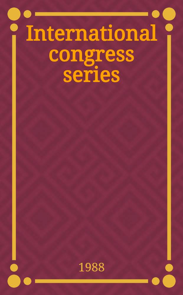 International congress series : The thyroid 1988