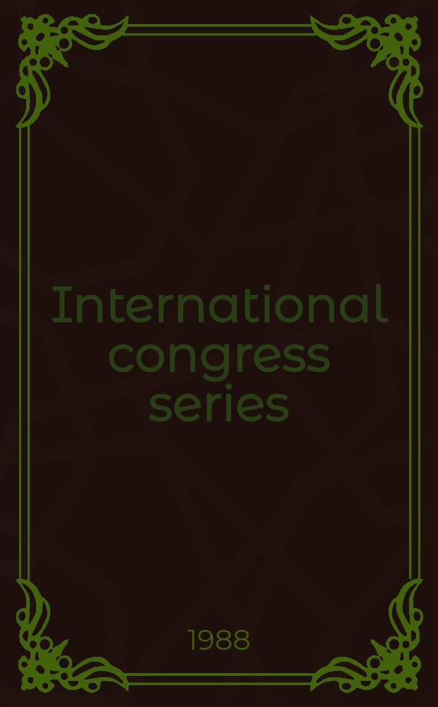 International congress series : Placental protein hormones
