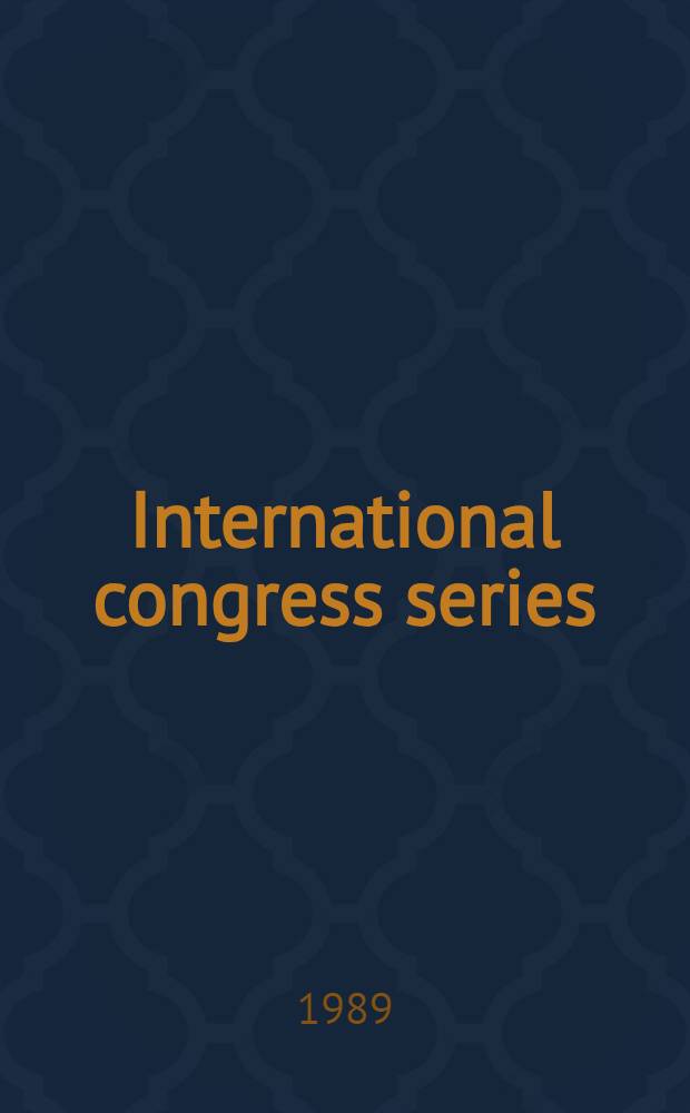 International congress series : Dose-response relationships in clinical pharmacology