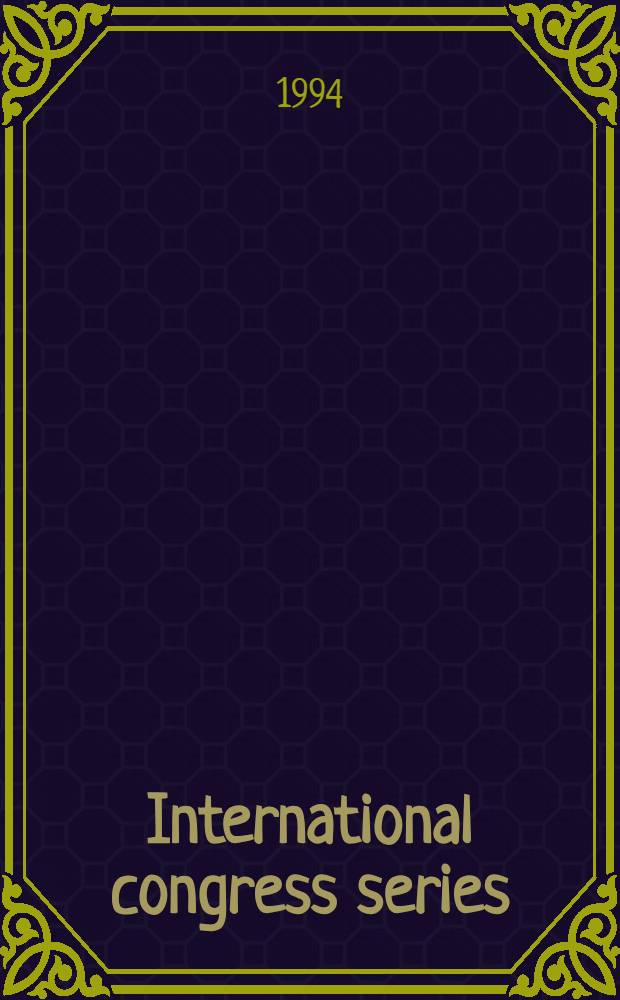 International congress series : Sex hormones and anti-hormones in endocrine pathology