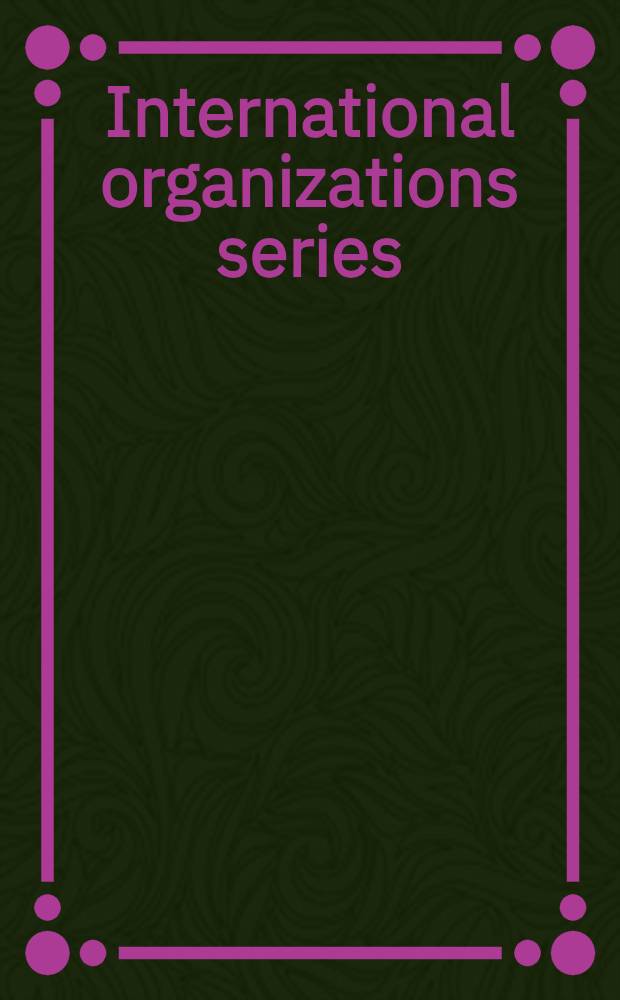 International organizations series : [Selective, crit., annot. bibliogr.]. Vol. 2 : Arab regional organizations