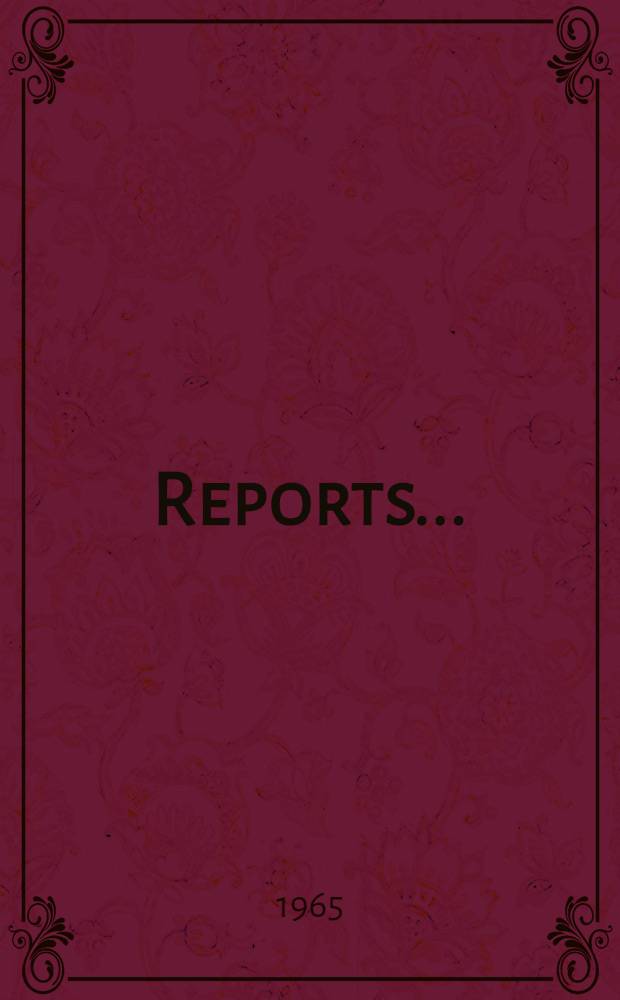 [Reports] ...