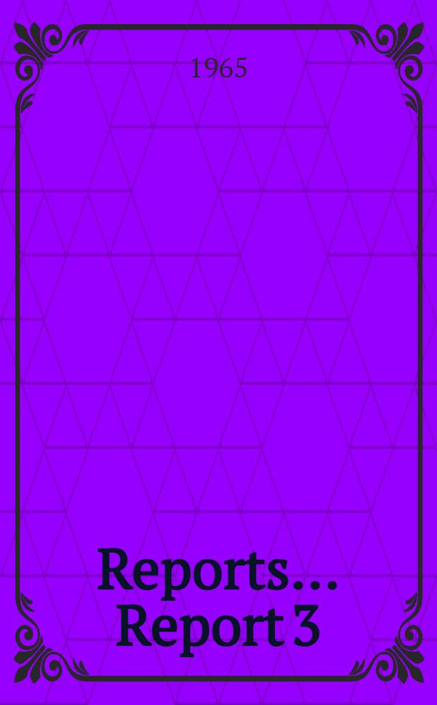 [Reports] ... Report 3 : Organisation of work schedules and paid holidays