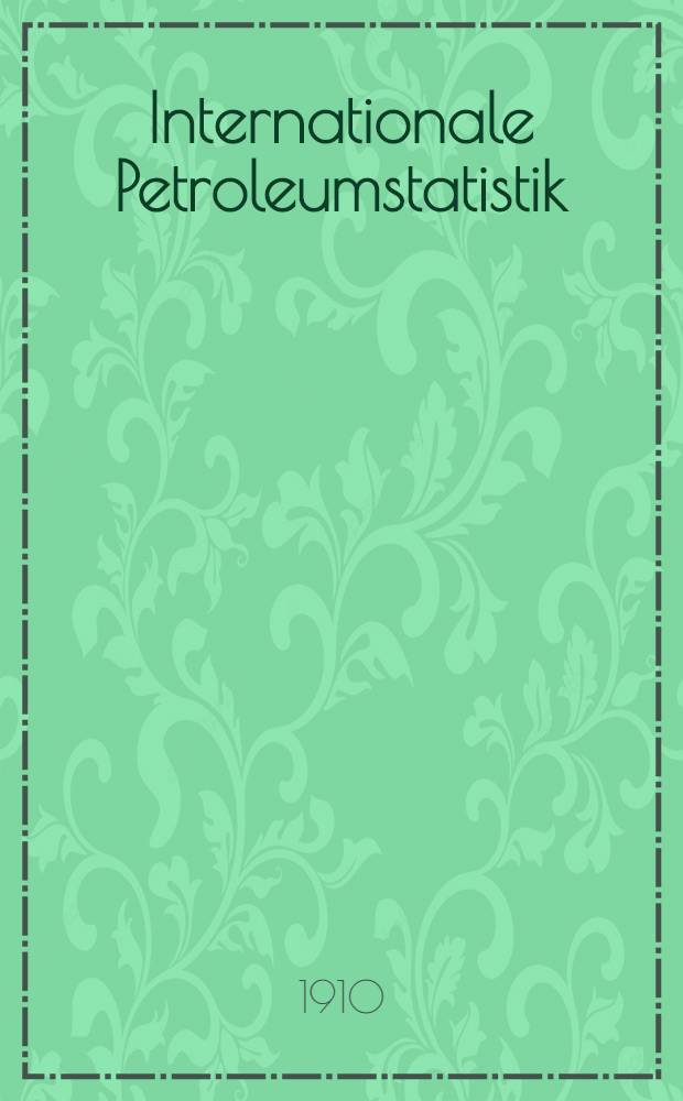 Internationale Petroleumstatistik