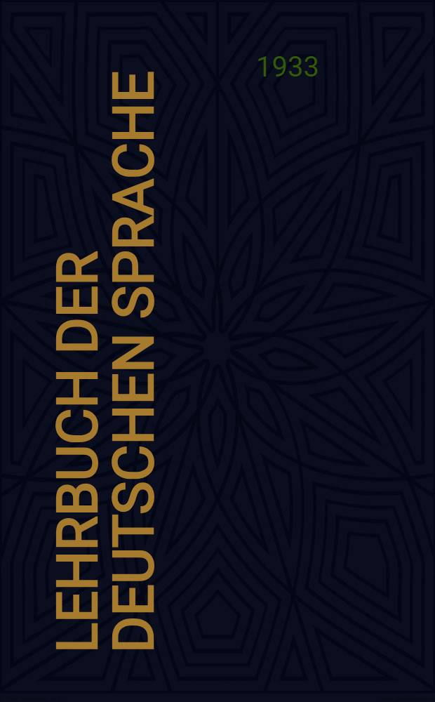 ... Lehrbuch der deutschen Sprache : Manual de limba germana pentru şcoala medie ... (Trad. dupa ediţia ucraineana). [P. 2] : Anul al 6-lea de învaţamînt