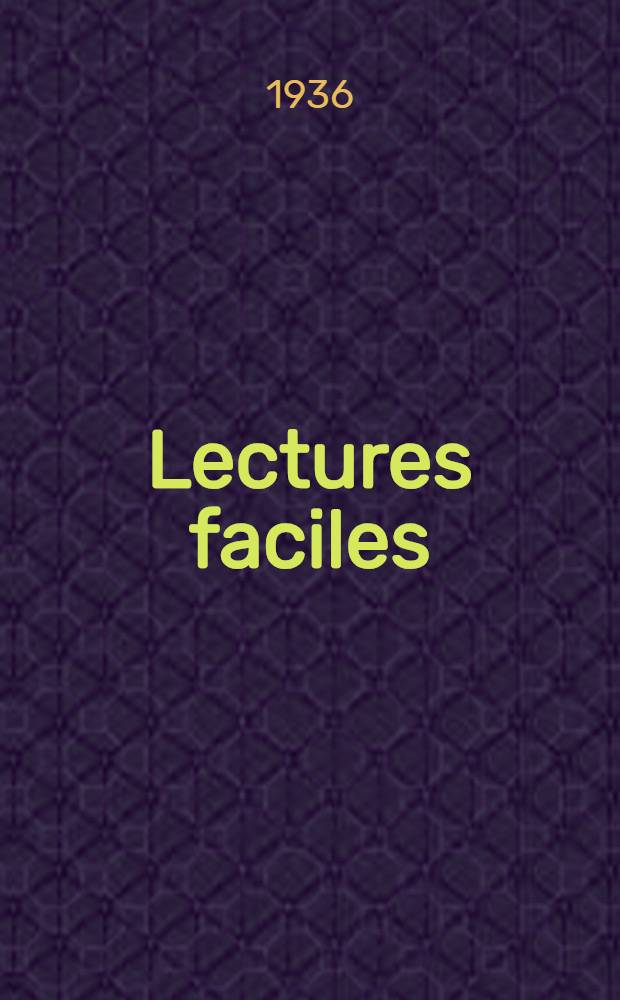 Lectures faciles